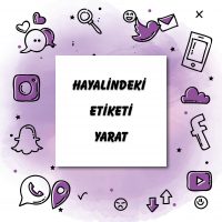 01- Kare Etiket Tasarla