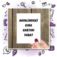 01 - Kına Kartı Tasarla